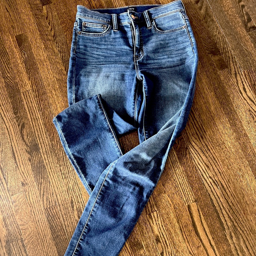 J. Crew 10” High Rise Medium Wash Skinny Jeans 👖-Size 26